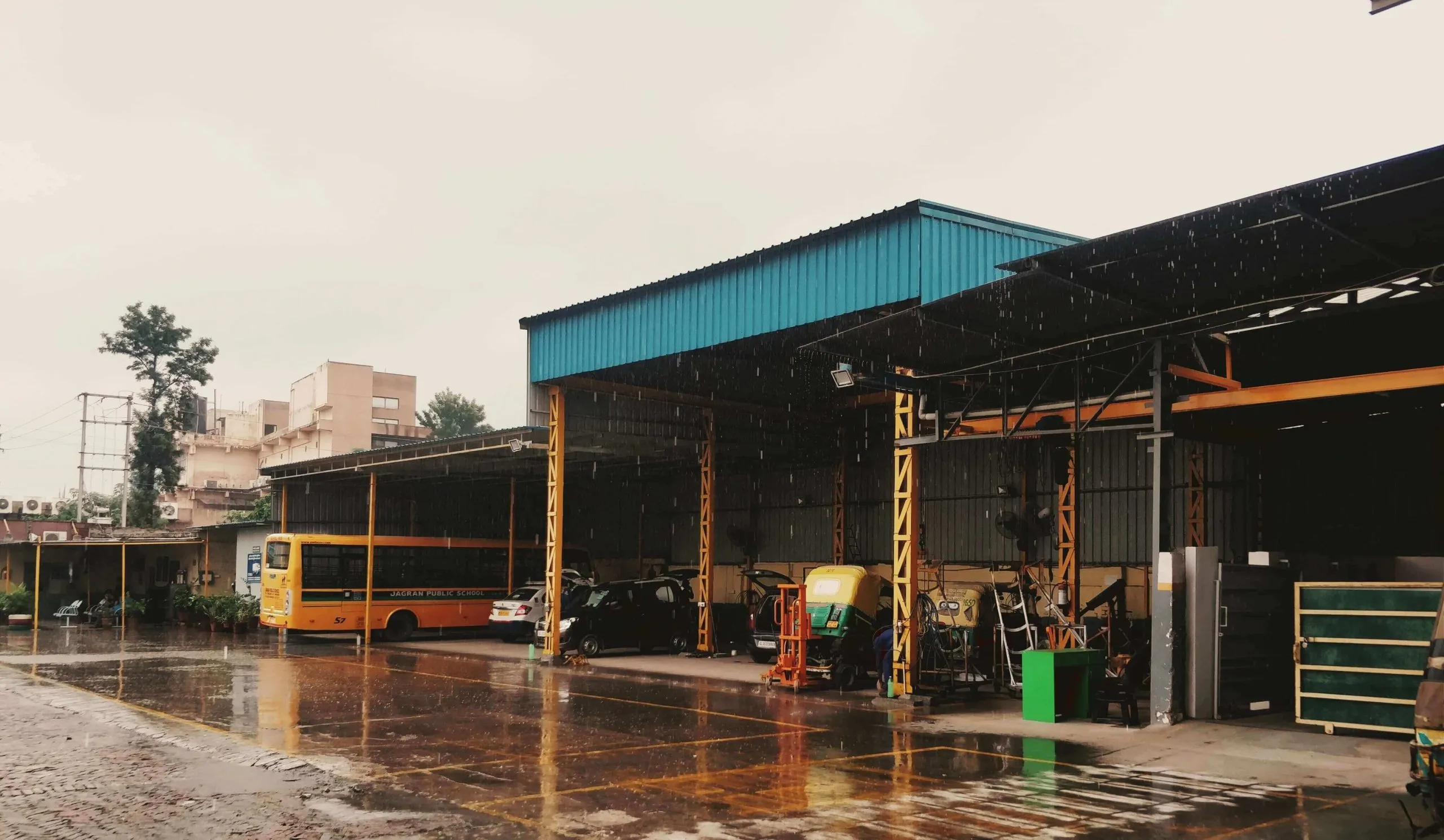 The PLS CNG cylinder testing station in Greater Noida